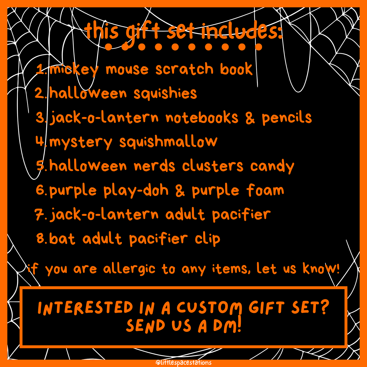 little space / age regression halloween gift set - mickey mouse