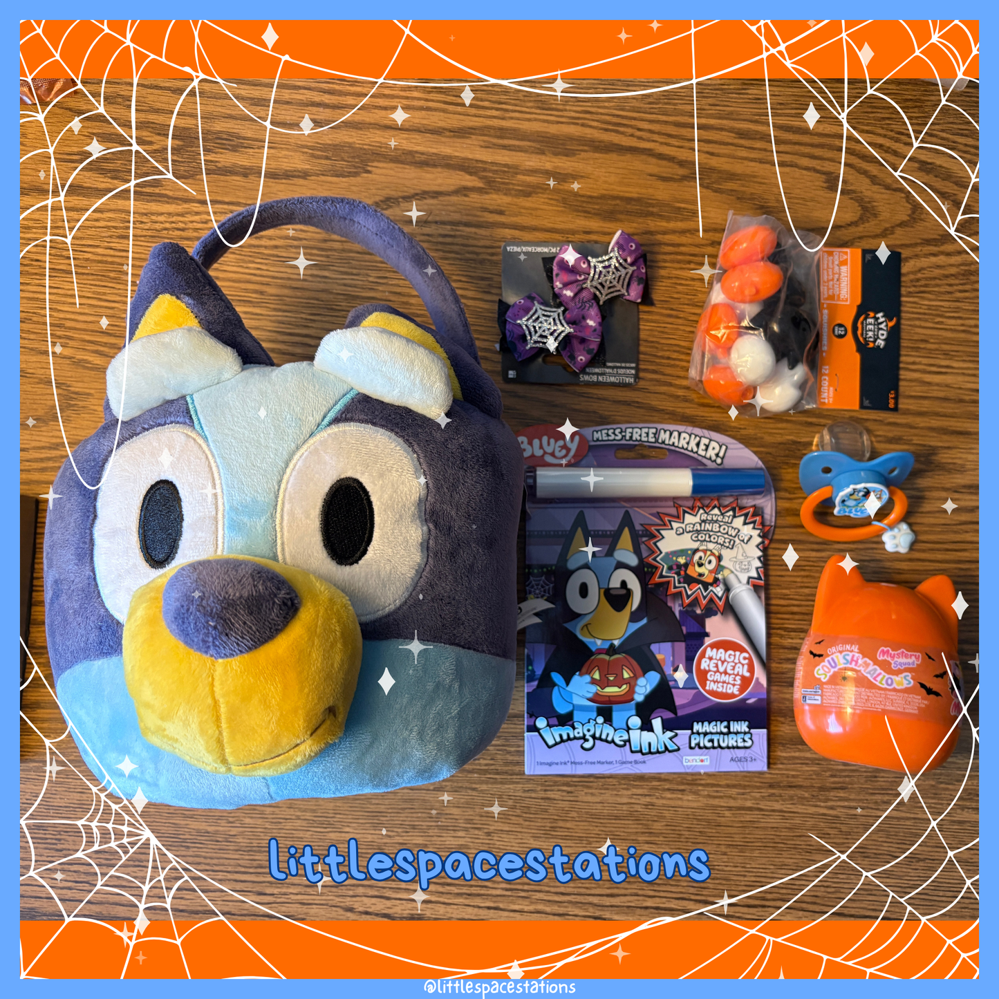 little space / age regression halloween gift set - bluey
