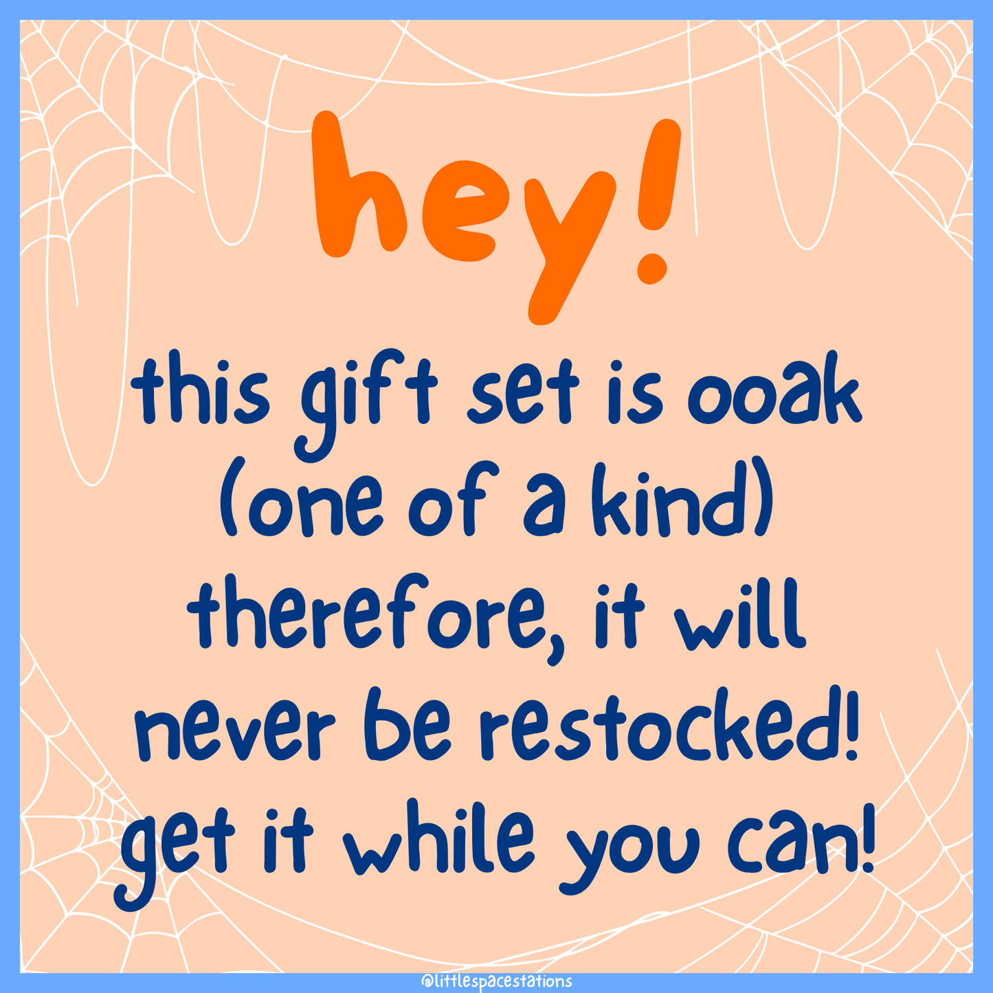little space / age regression halloween gift set - bluey