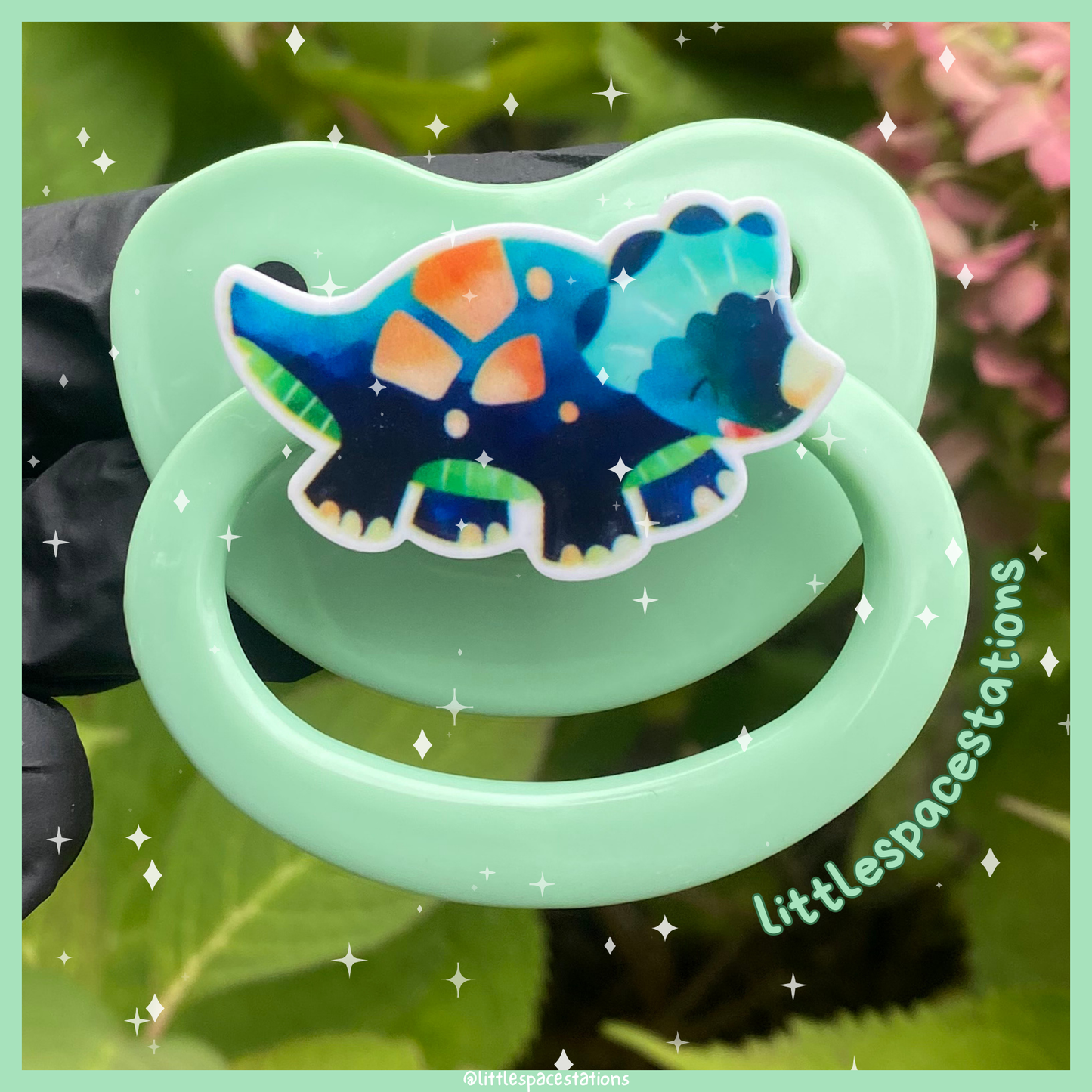 dinosaur adult pacifiers