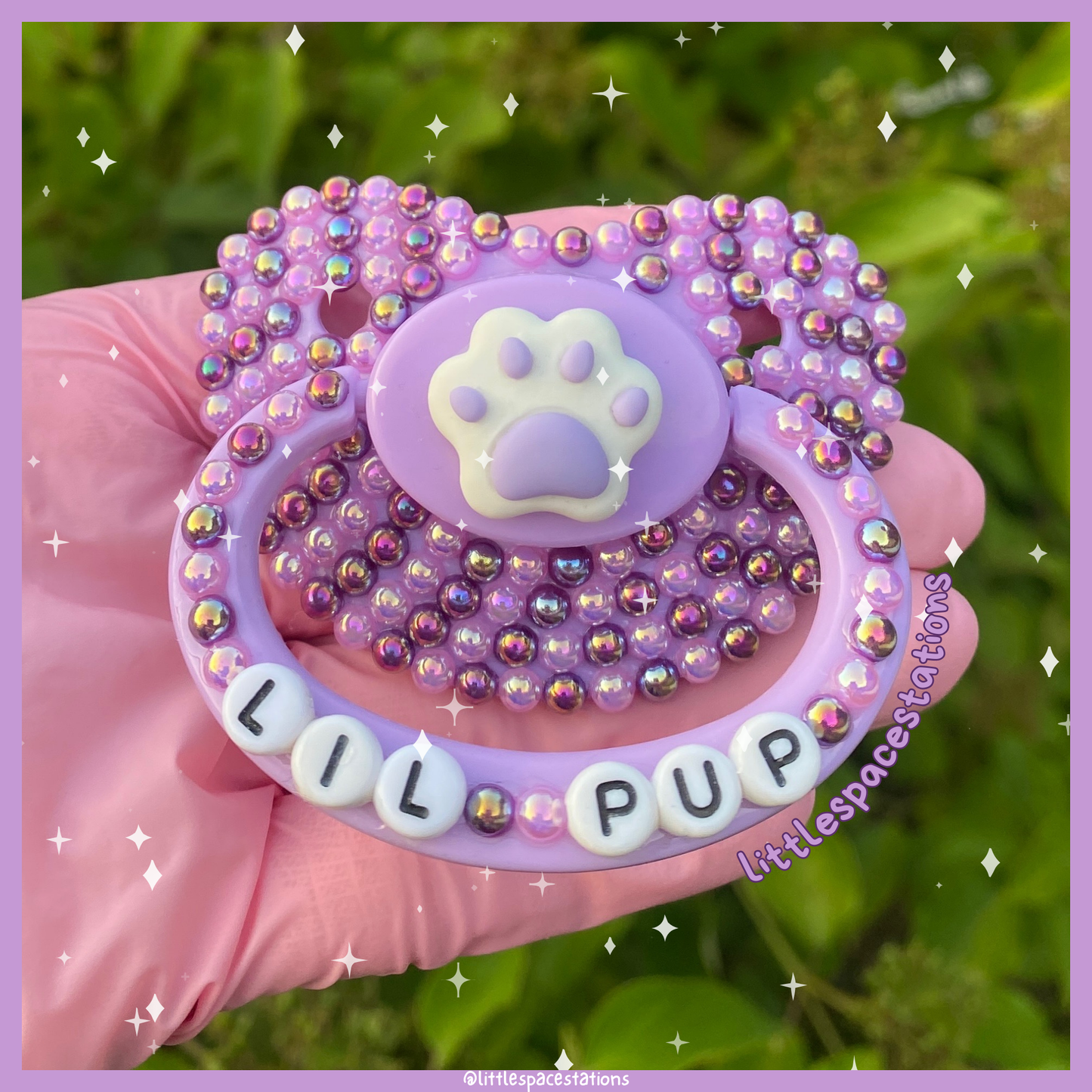 lil pup deco adult pacifier