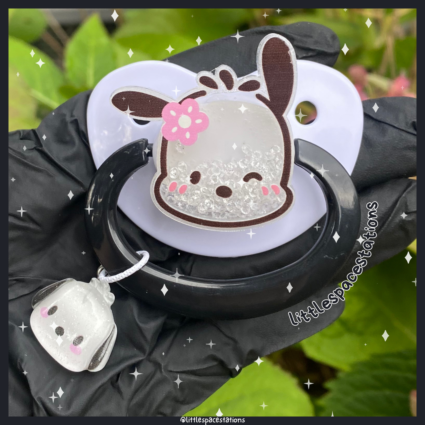 pochacco shaker adult pacifier