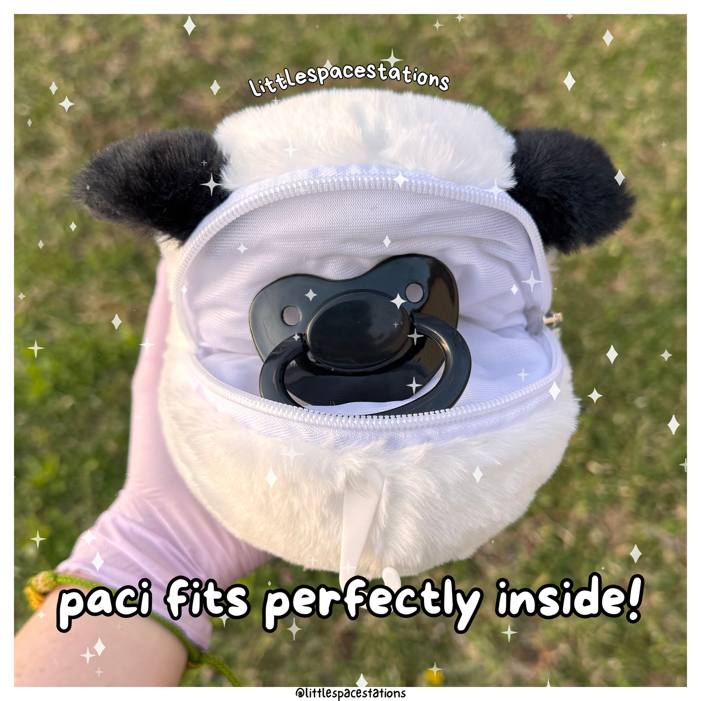 puppy paci plushie & gift set