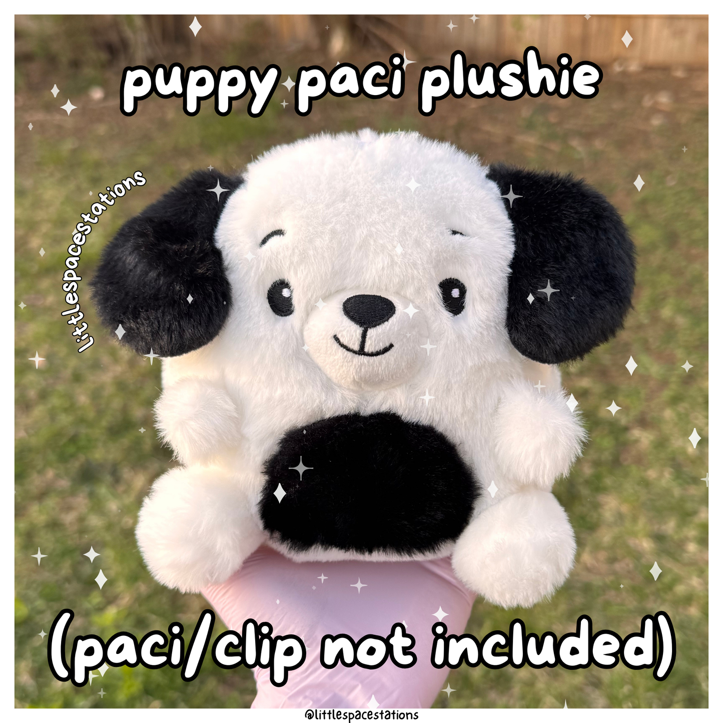 puppy paci plushie & gift set