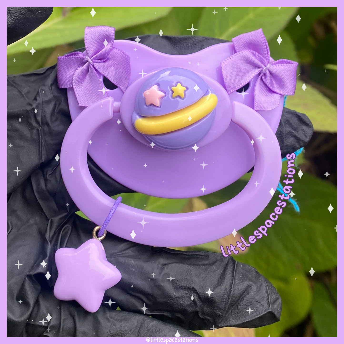 purple planet adult pacifier