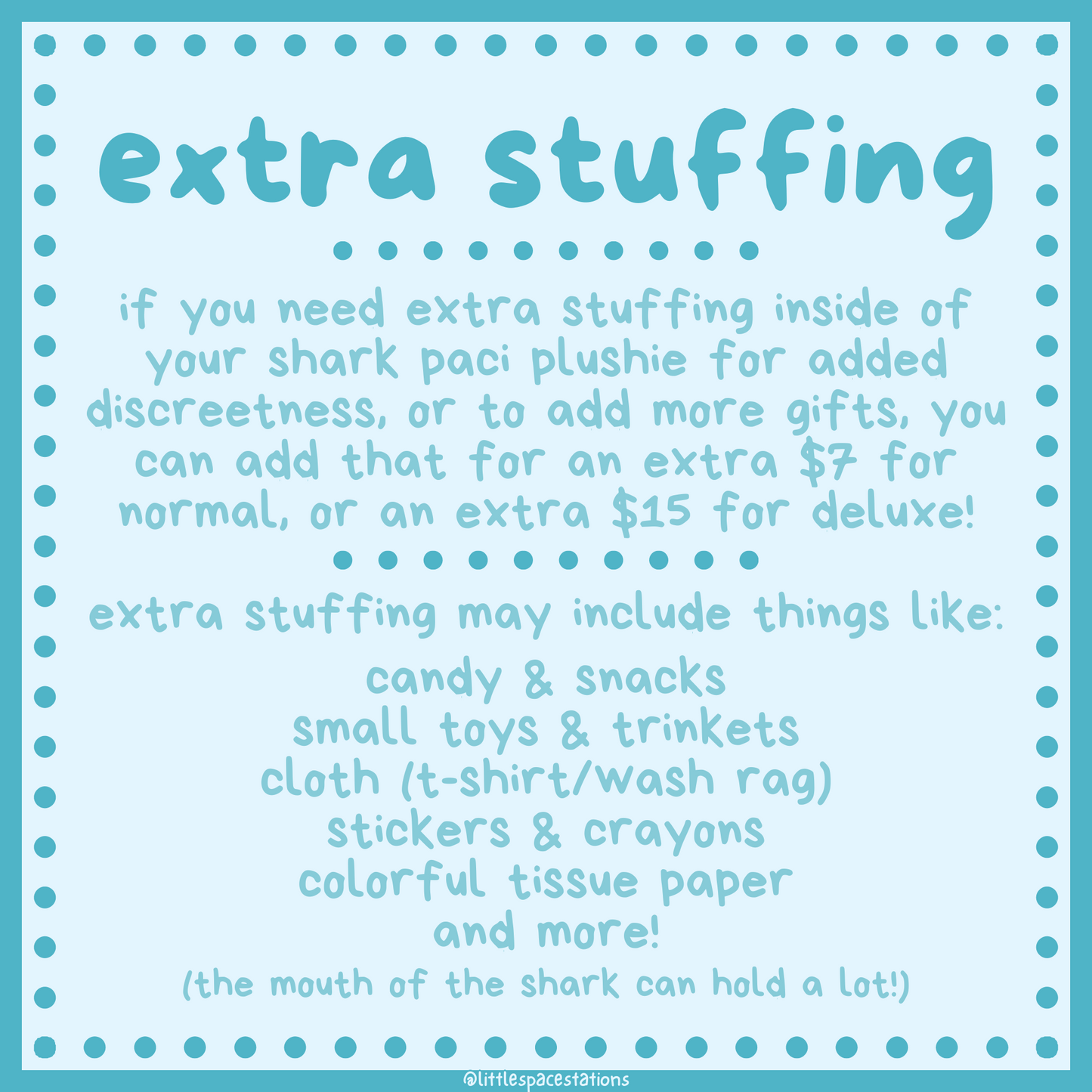 shark paci plushie & gift set