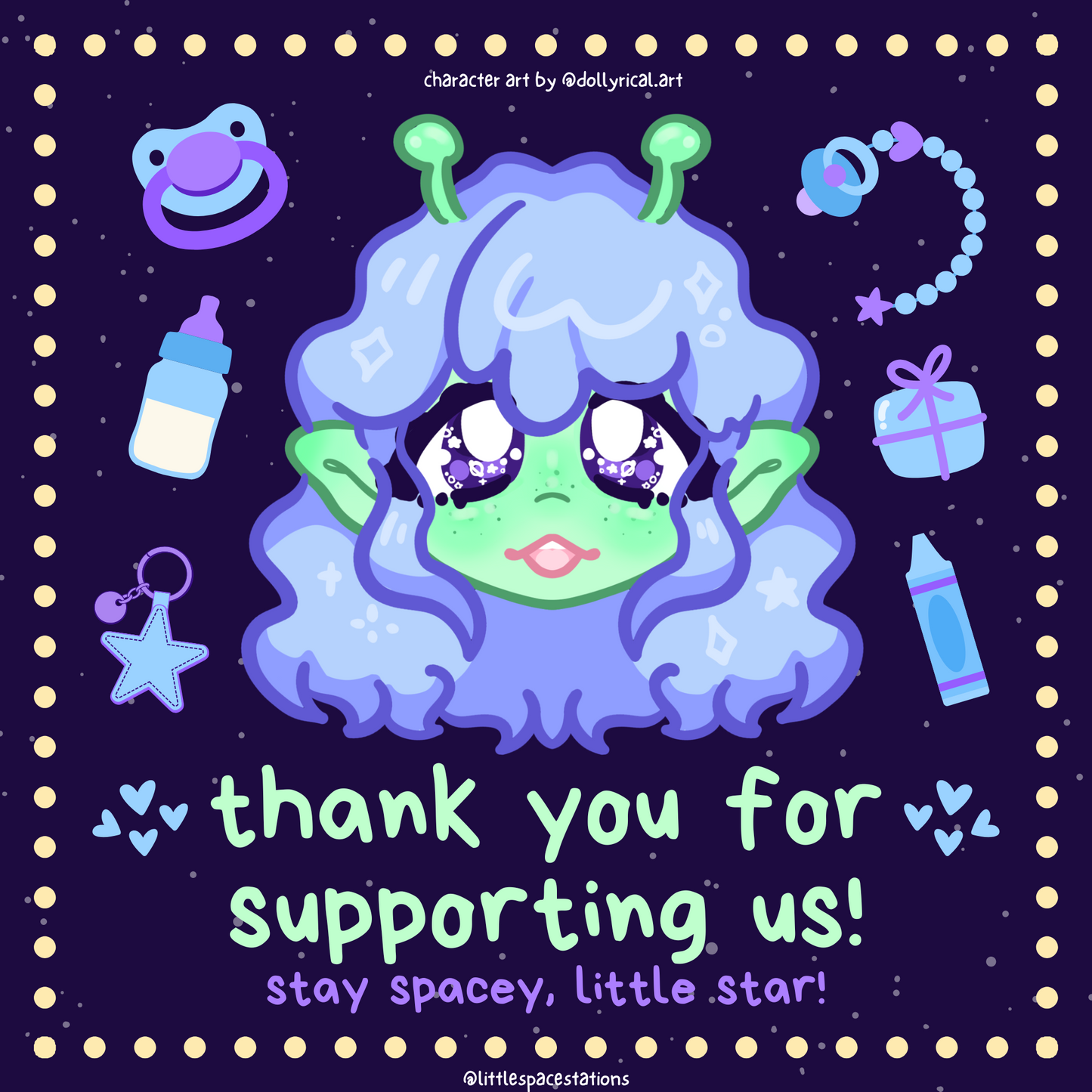 little space / age regression halloween gift set - bluey