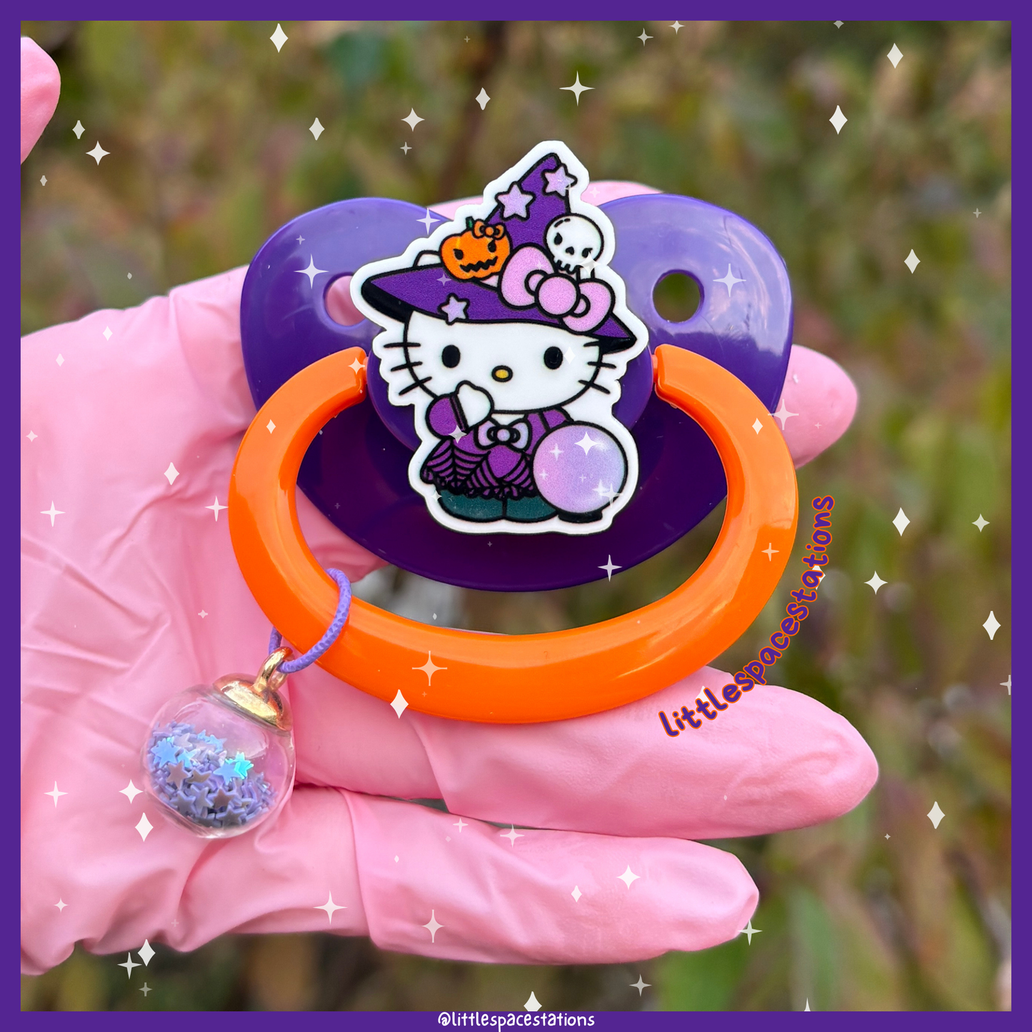 witchy hello kitty adult pacifier