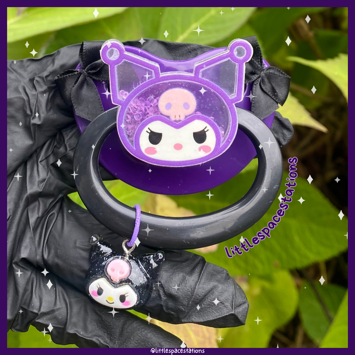 kuromi shaker adult pacifier