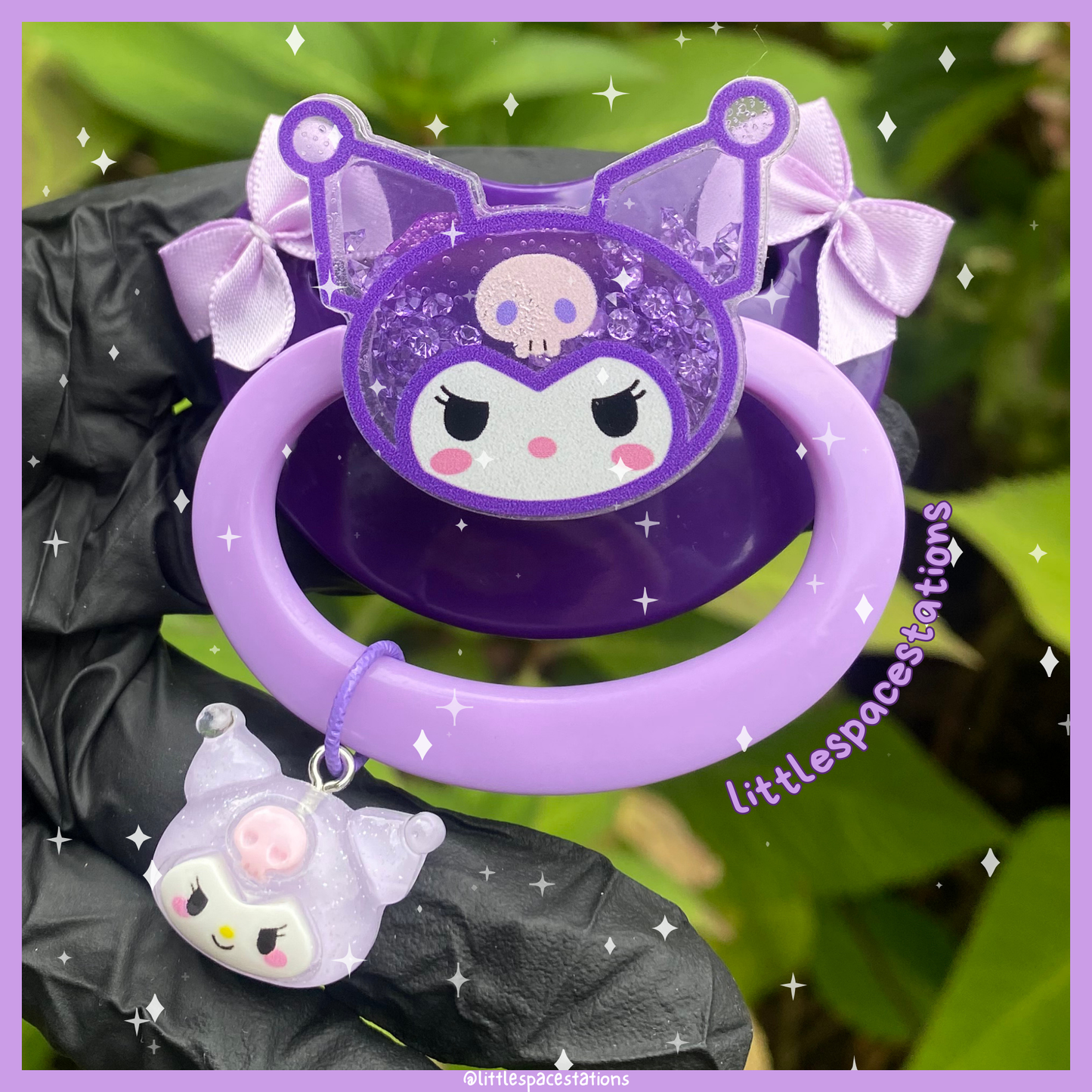 kuromi shaker adult pacifier