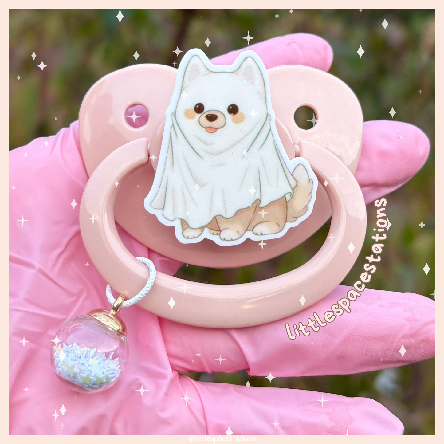 ghost puppy adult pacifier