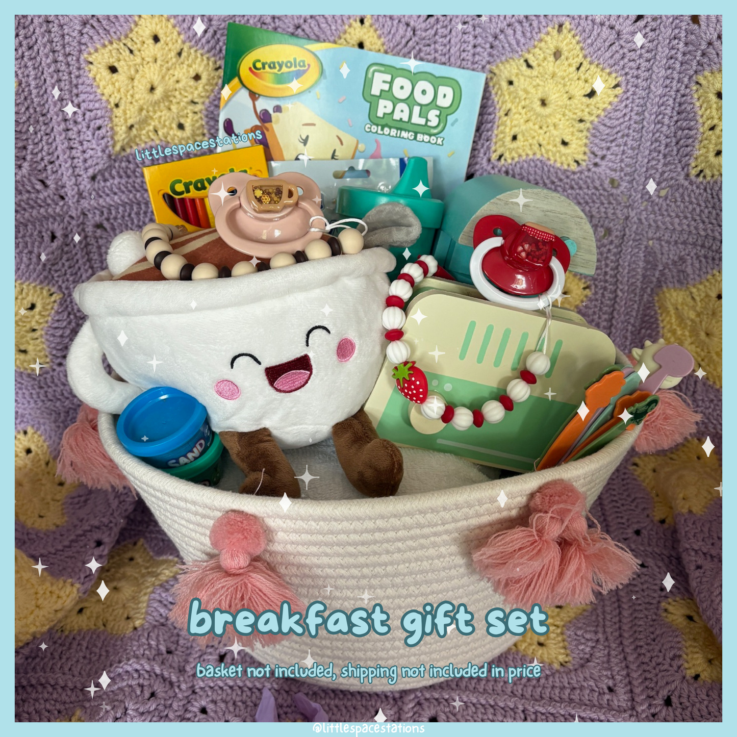 little space / age regression breakfast gift set
