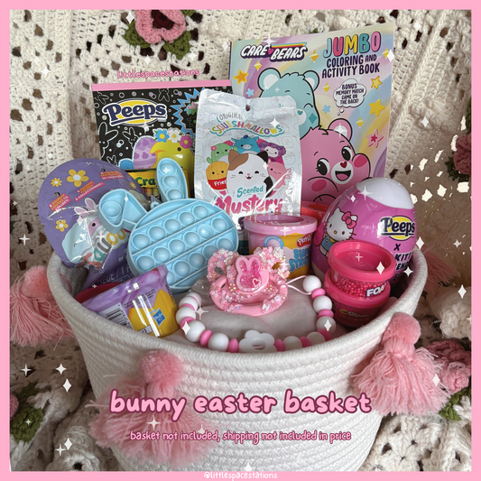 little space / age regression easter basket - bunny