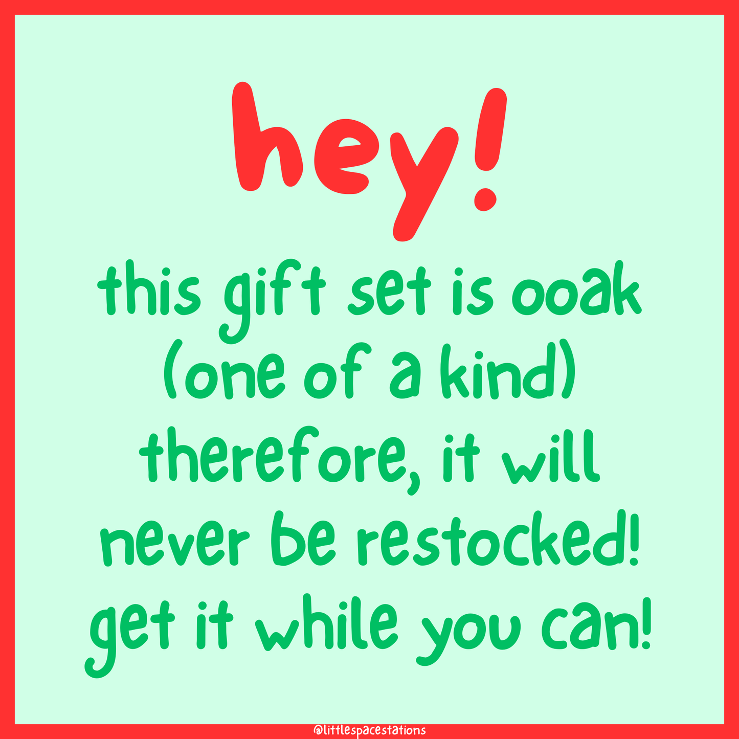 little space / age regression christmas gift set - polar bear