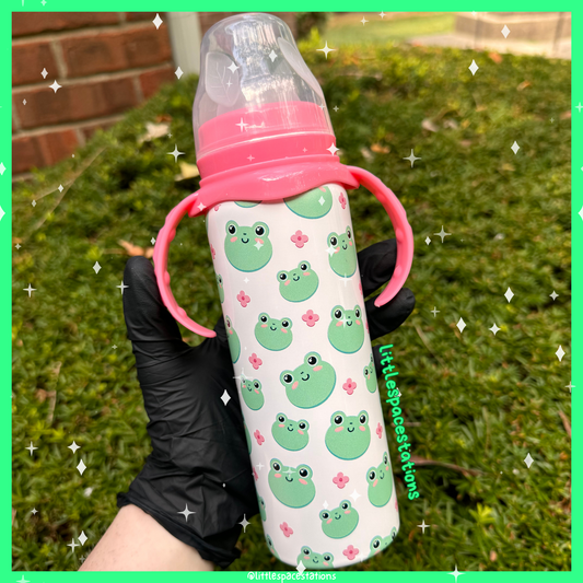 pink froggy adult bottle