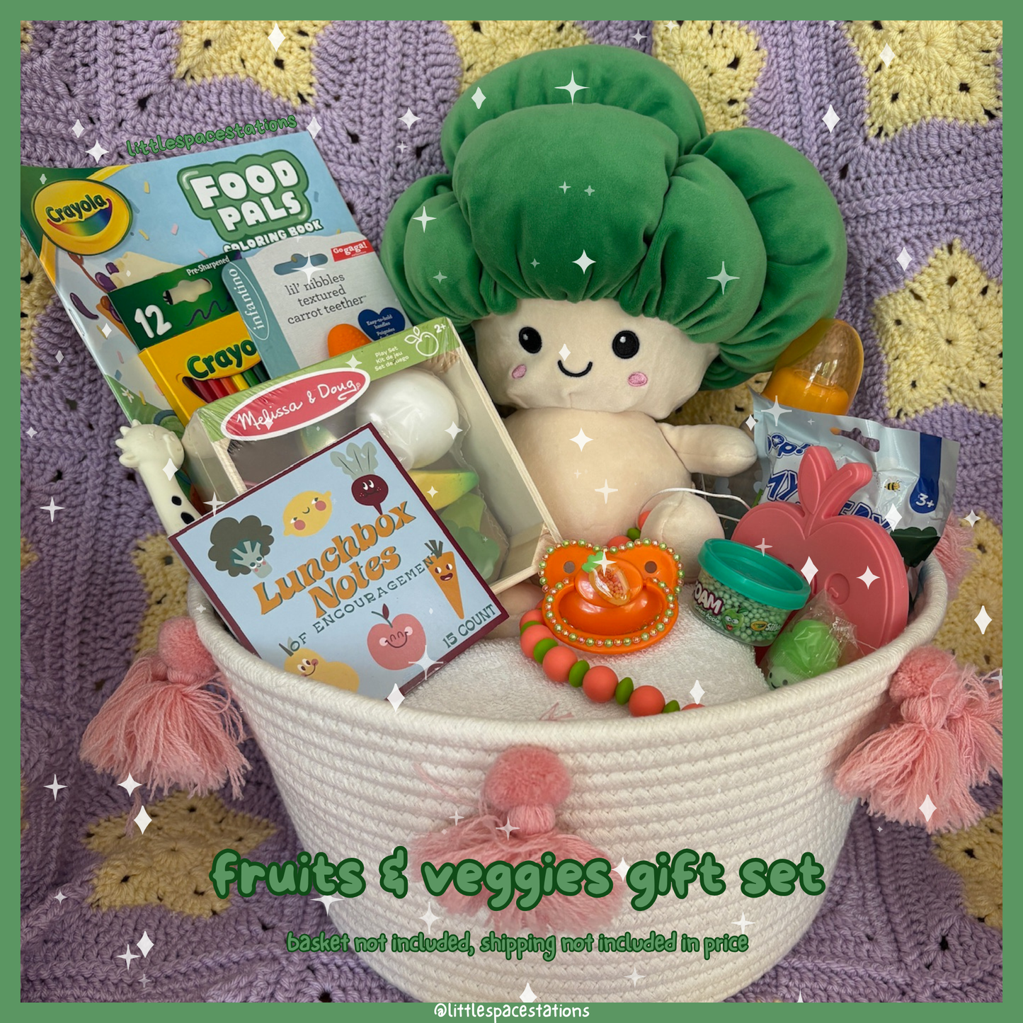 little space / age regression fruits & veggies gift set