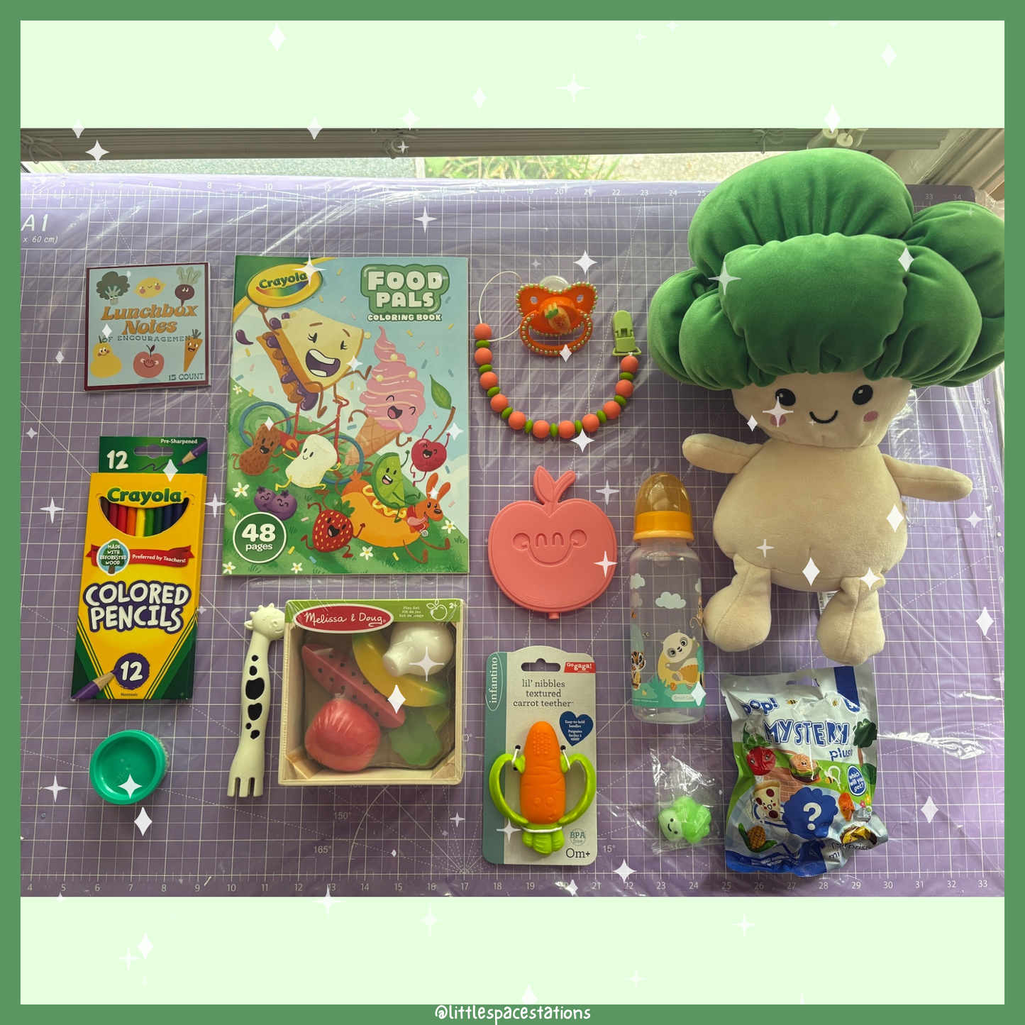 little space / age regression fruits & veggies gift set