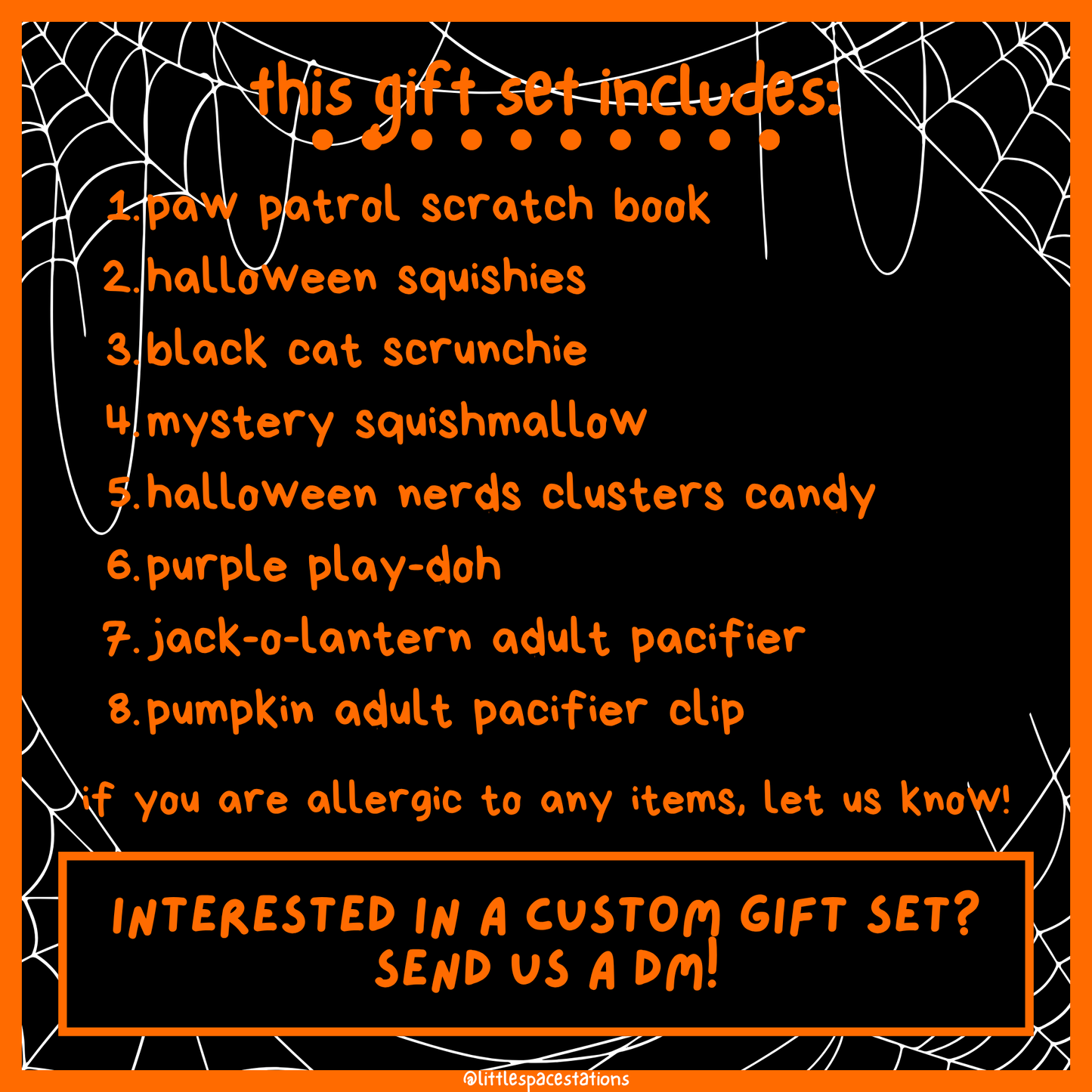 little space / age regression halloween gift set - paw patrol