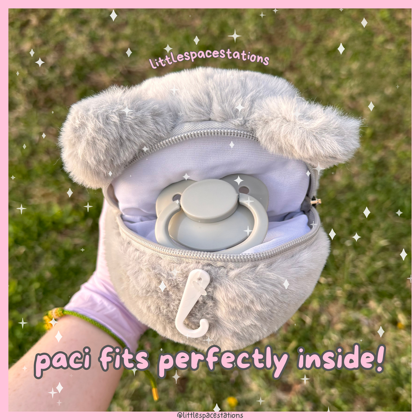 kitten paci plushie & gift set