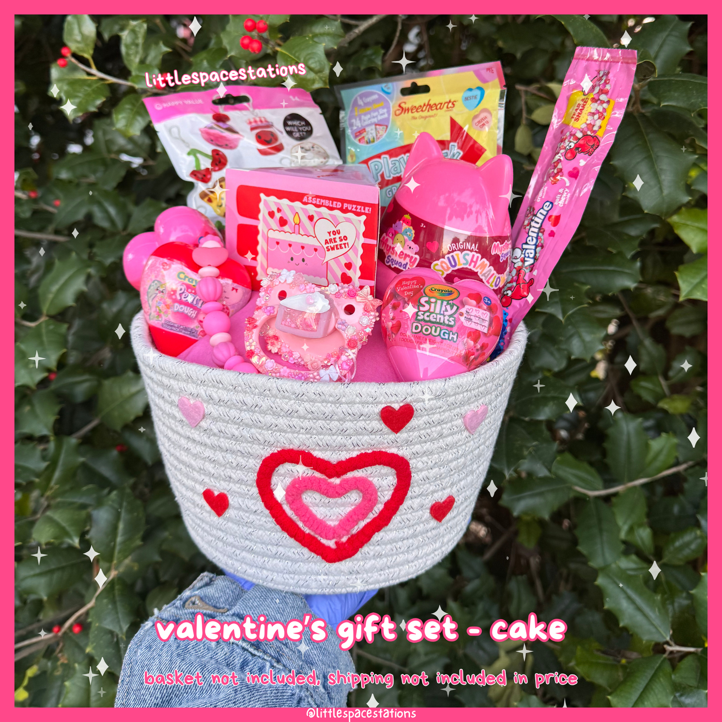 little space / age regression valentine's gift set - cake