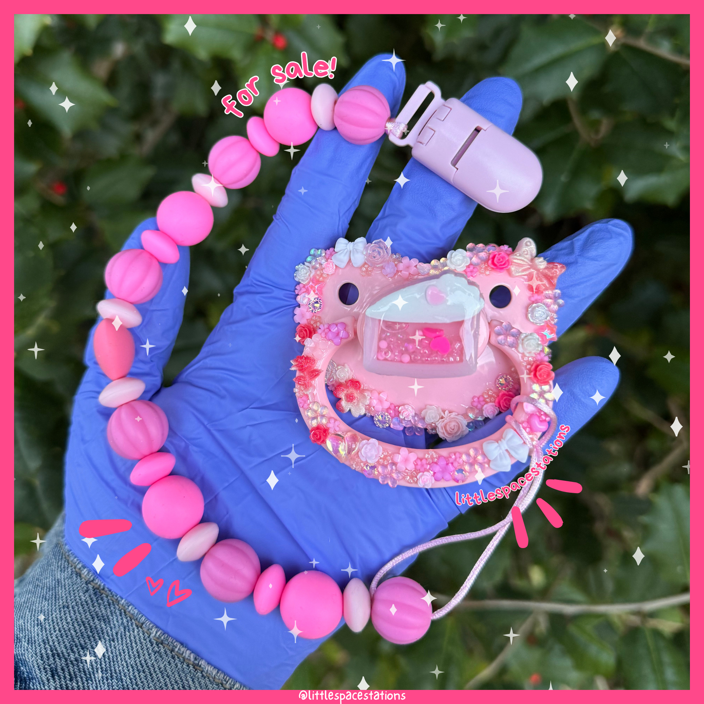 little space / age regression valentine's gift set - cake