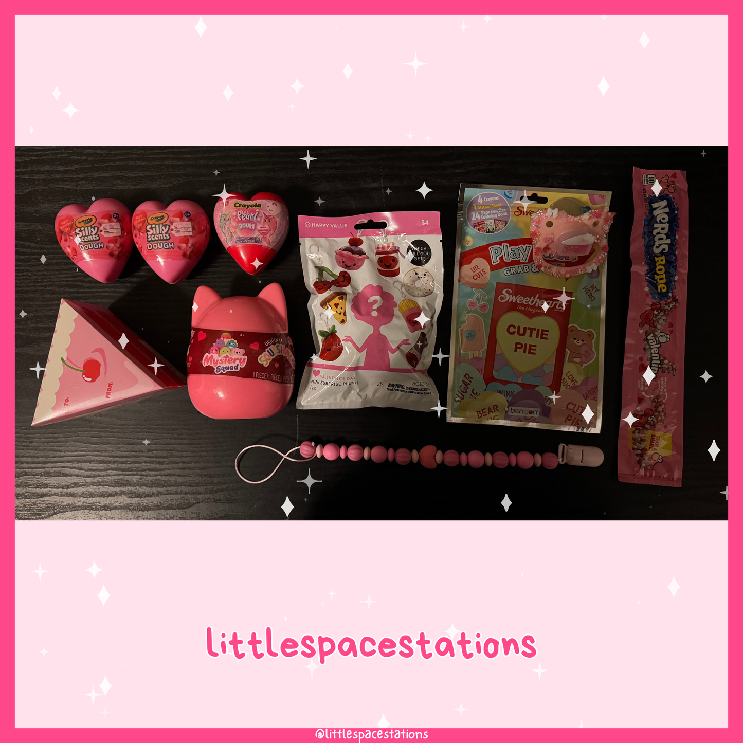 little space / age regression valentine's gift set - cake
