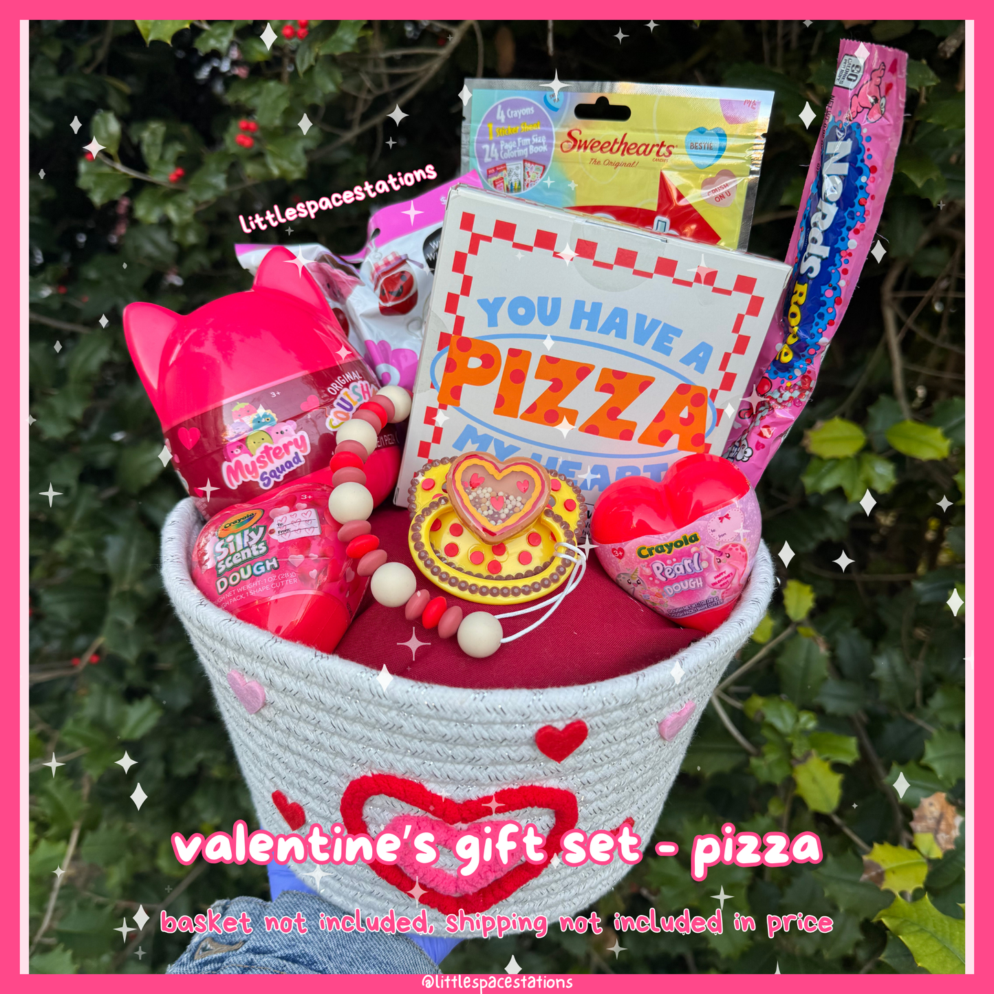 little space / age regression valentine's gift set - pizza