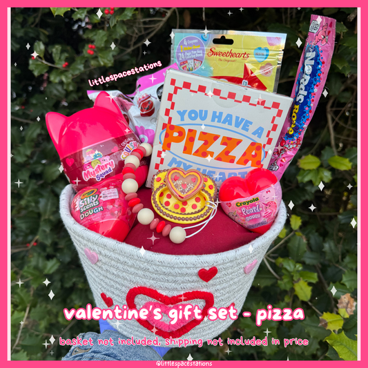 little space / age regression valentine's gift set - pizza