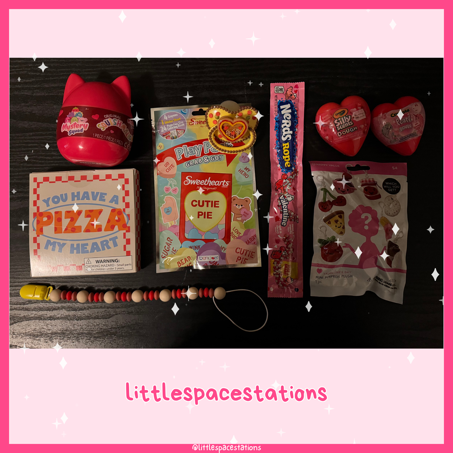 little space / age regression valentine's gift set - pizza