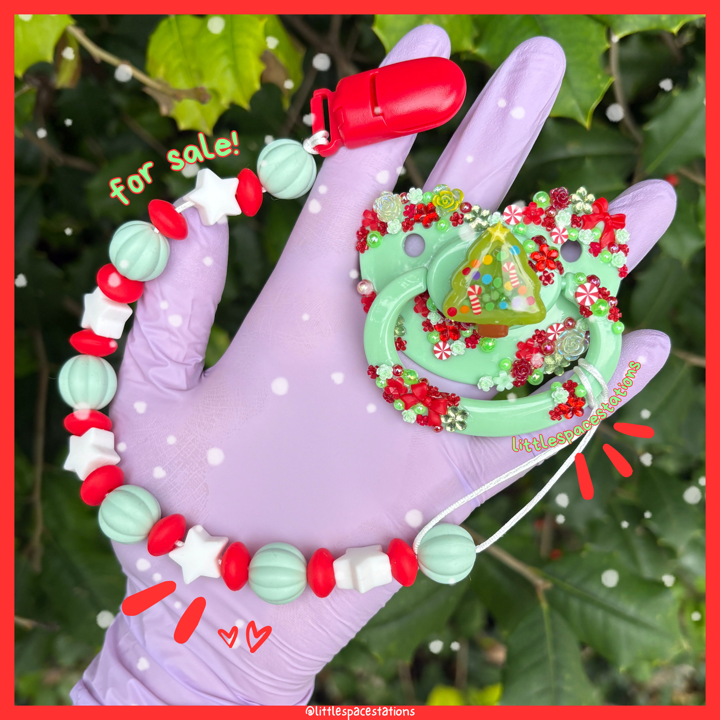 little space / age regression christmas gift set - polar bear