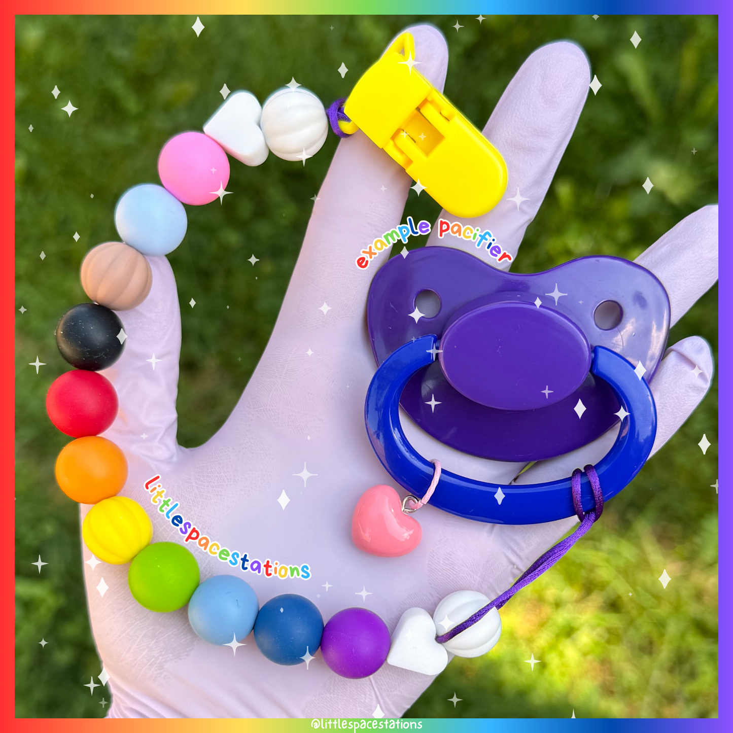 little space / age regression customizable pride gift set - elephant