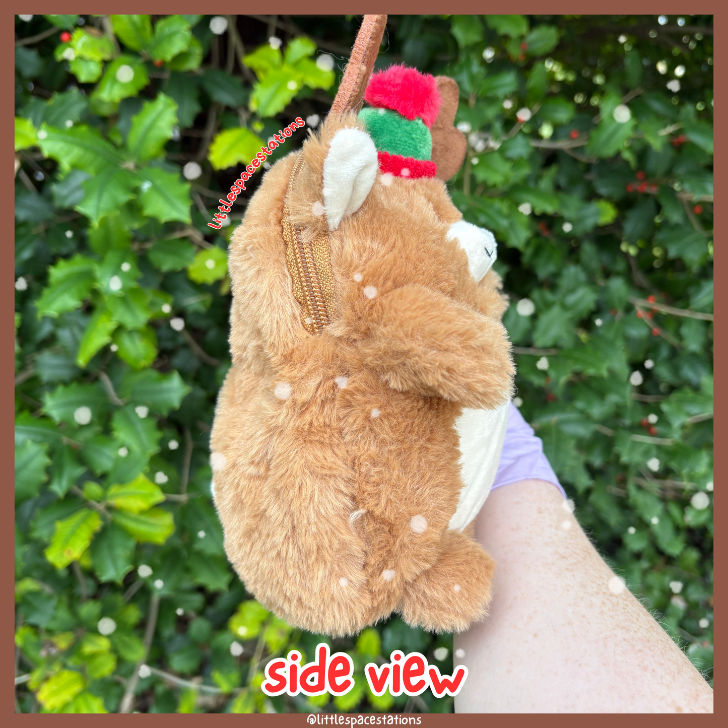 reindeer paci plushie & gift set