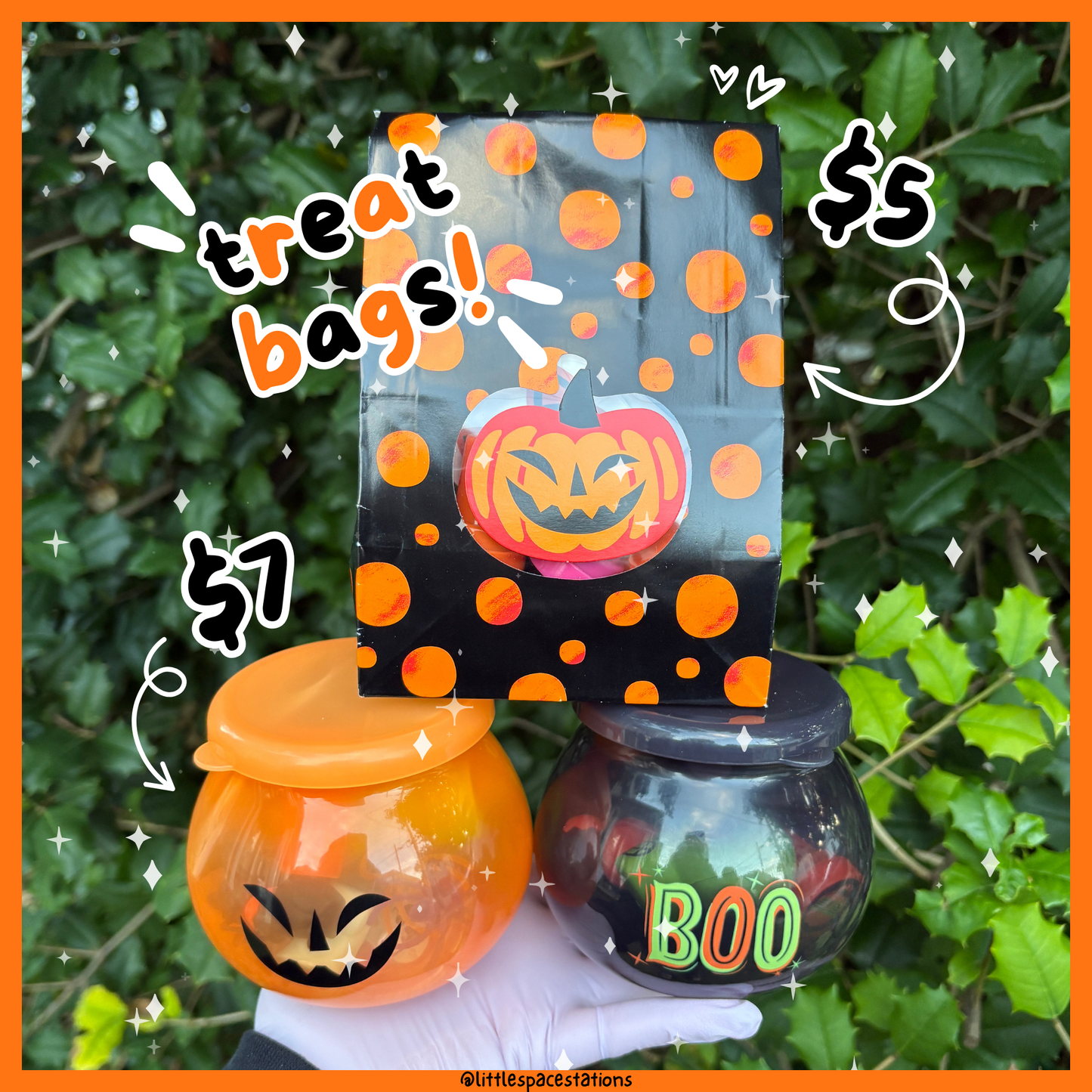 halloween treat bag / mystery halloween adult pacifier add on