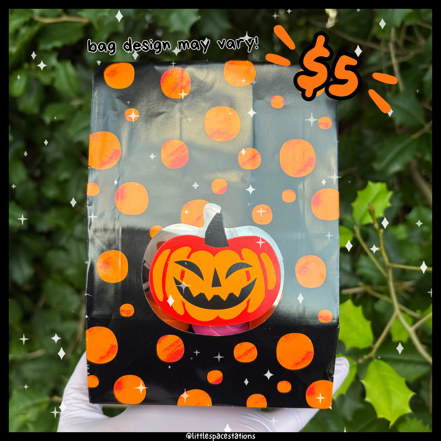 halloween treat bag / mystery halloween adult pacifier add on