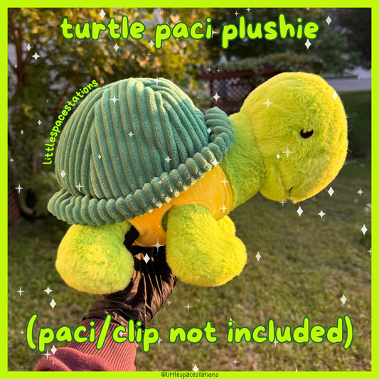 turtle paci plushie & gift set