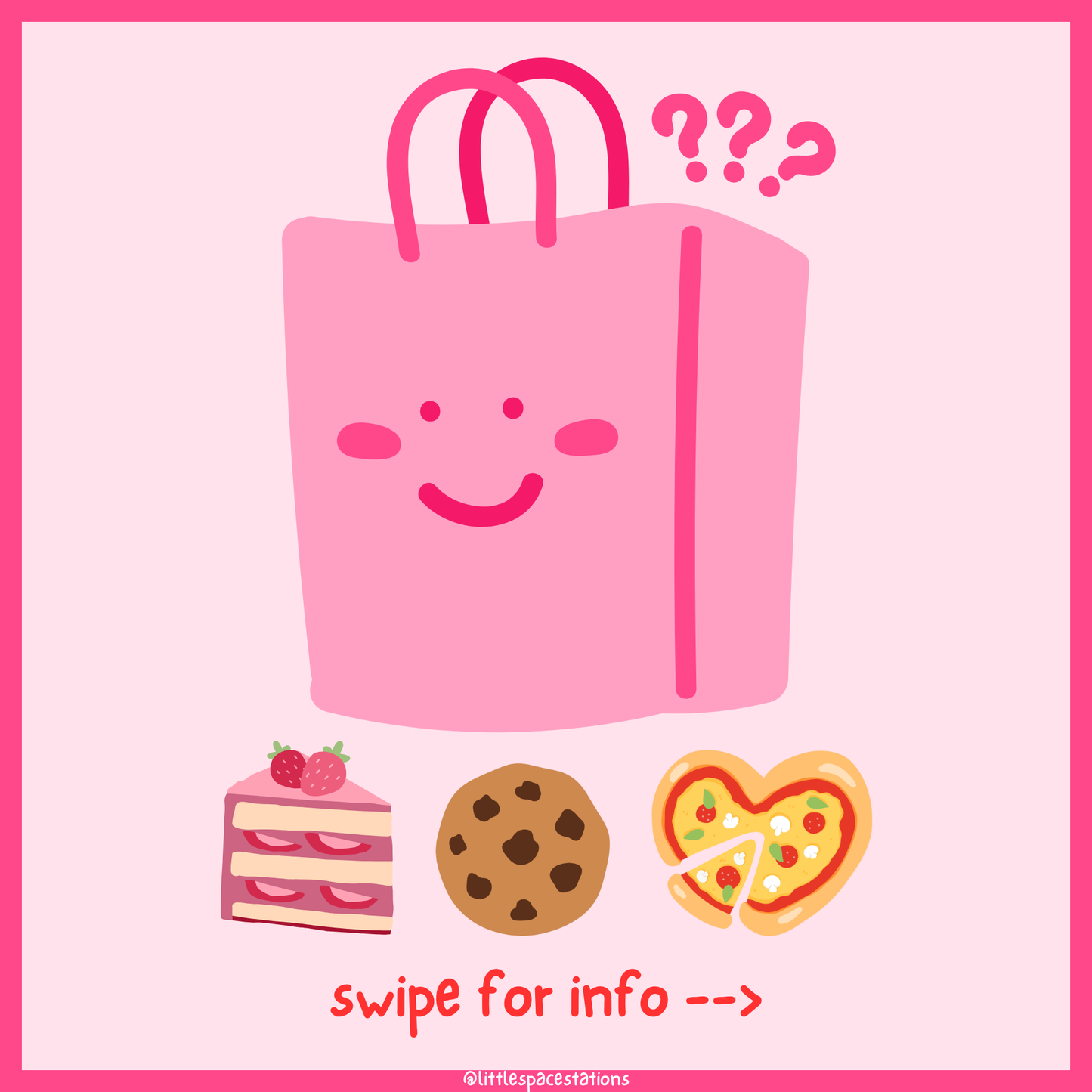 little space / age regression valentine's gift set - cookie