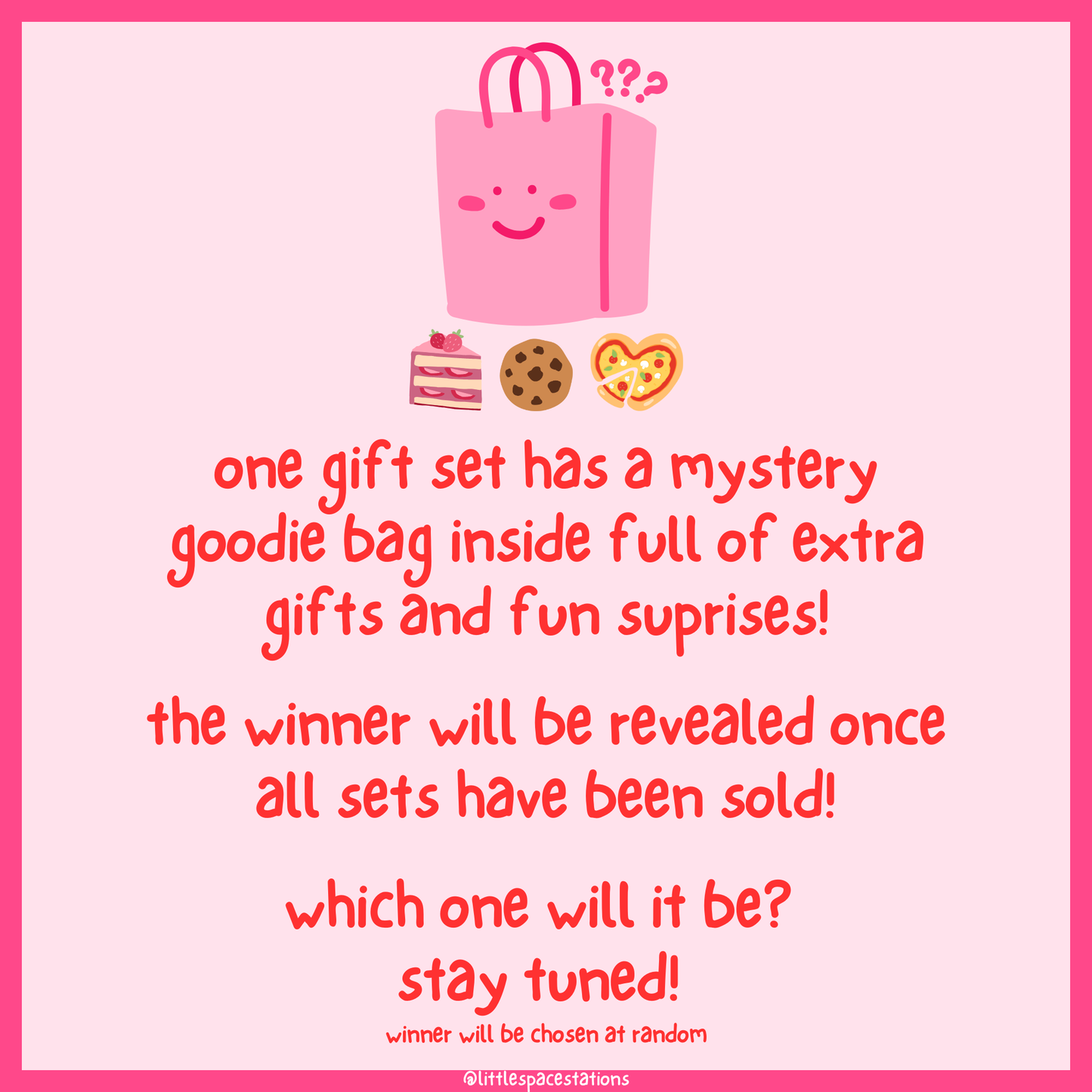 little space / age regression valentine's gift set - cookie